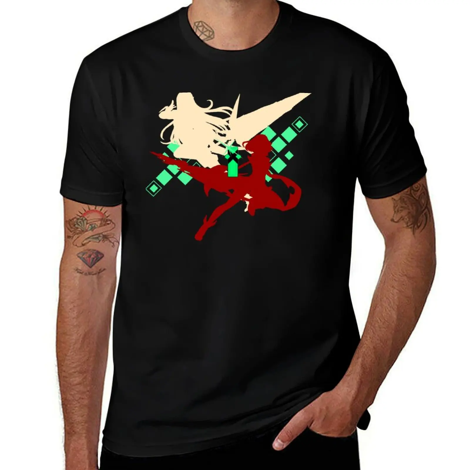 Xenoblade Chronicles 2 - Pyra & Mythra Classic T-Shirt Summer Print Short Sleeve Tee T-Shirt