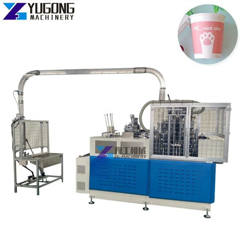 Fully Automatic High Speed Paper Cup Production Making Machine Manufacturing Machines Line Disposable Paper Glass Machine