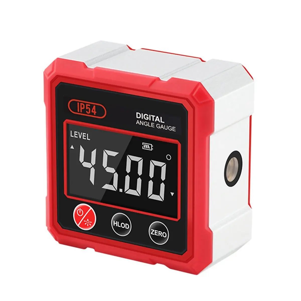 A48U Digital Angle Gauge Protractor Angle Measure Inclinometer Magnetic Level Box Angle Meter Double Side Light for Home