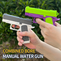 2025 GL springback water gun children's toy water gun splashing children's water gun large capacity press continuous water splas