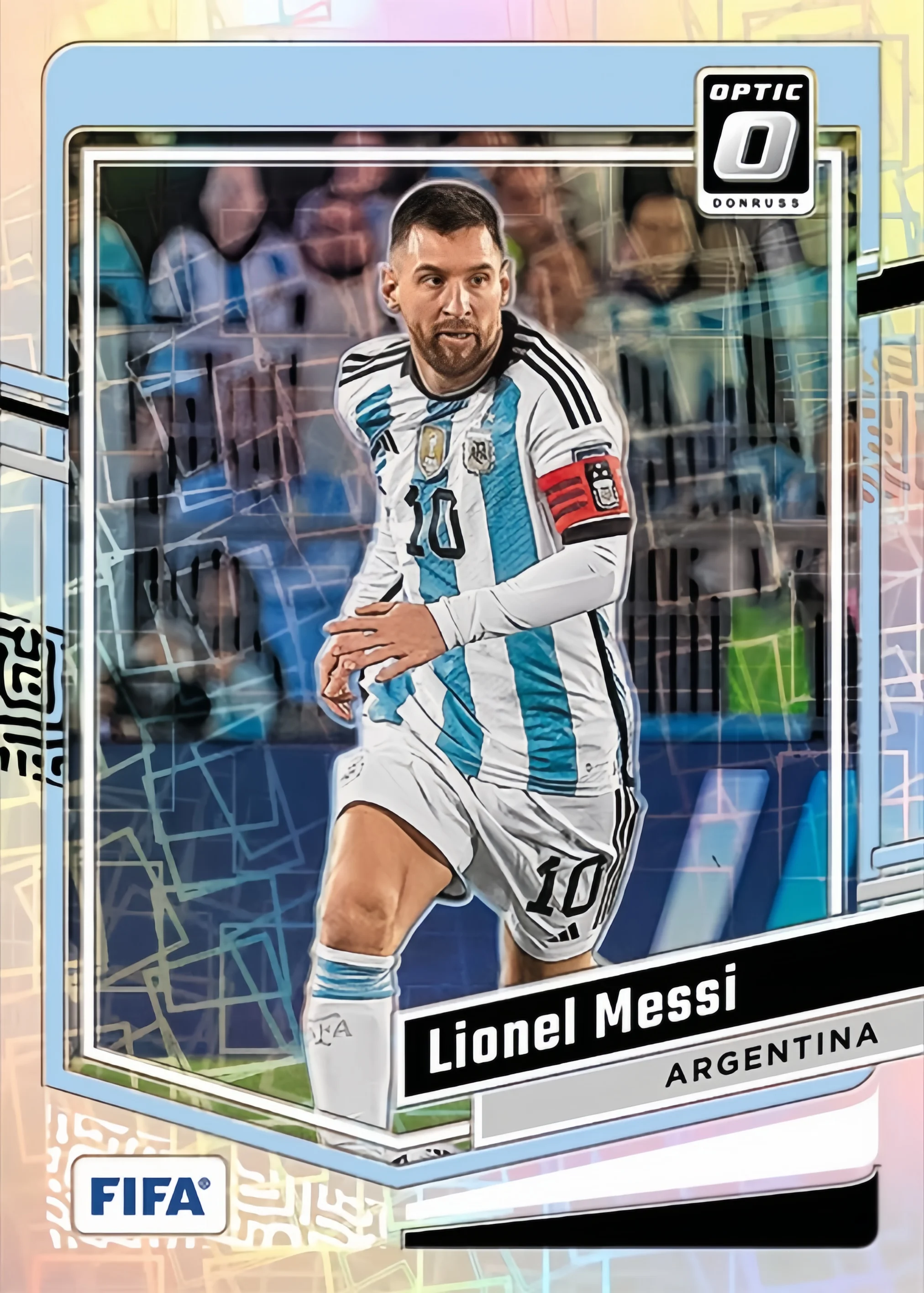 DIY Panini Homemade Football Collection Card FIFA World Cup Mbappe Messi Haaland Yamal Neymar Donruss Optical Series view 2