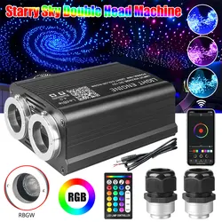 16W RGBW LED Fiber Optic Light Car Roof Ceiling Headliner Star Light APP Control Roof Interior Atmosphere Light Decor