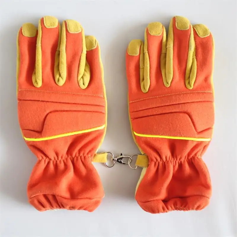 

Fire Rescue Gloves Waterproof Wear-resistant Protection Handwear for Fighting And Responding to Fires Multiple Uses Non-dispo...