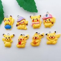 10pcs/pack Anime Elf Small Monster Cute Resin Charms DIY Japan Cartoon Frog Earring Keychain Pendant Jewelry Making