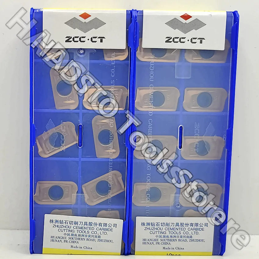 APKT160430-APM YB9320 APKT160430 APKT YB9320 ZCC.CT карбидные вставки с ЧПУ, фрезерные вставки, лезвие с ЧПУ для нержавеющей стали, 10 шт./коробка