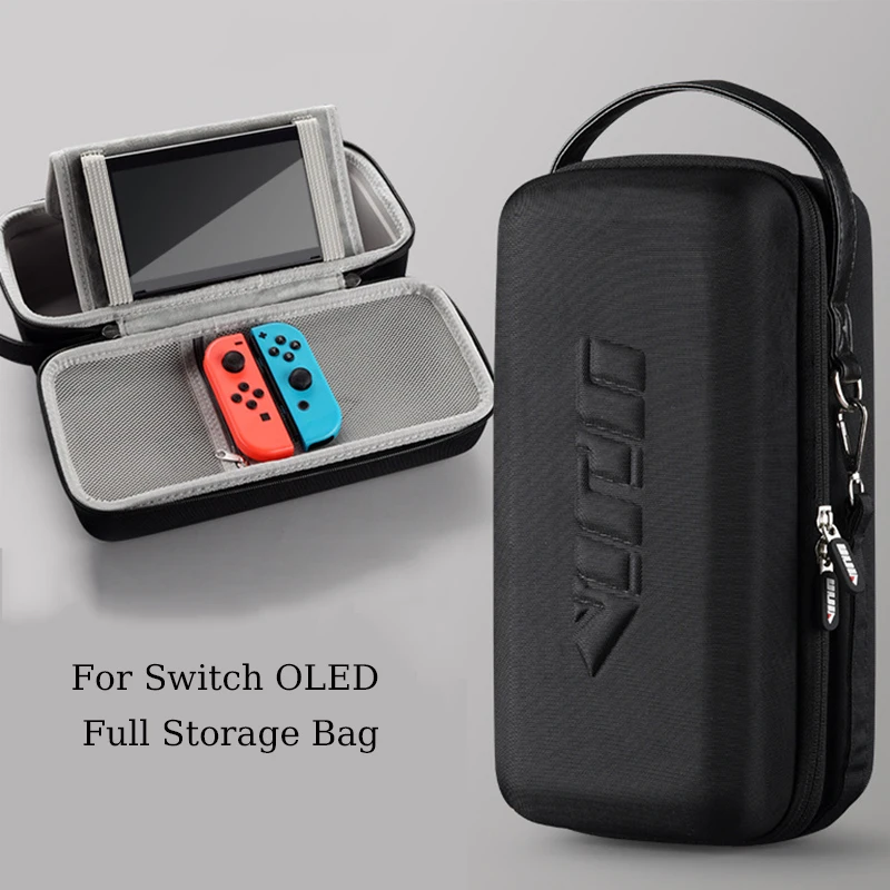 

For Switch Oled Storage Bag NS Full Set of Accessories Protective Cover EVA Oxford Cloth Hard Bag Dropshipping