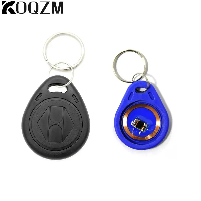 5pcs ID Card Key Fob EM4100 Access Control Card Rewritable Repeatable Tag Reproducible 125khz Card Induction Token Key Random
