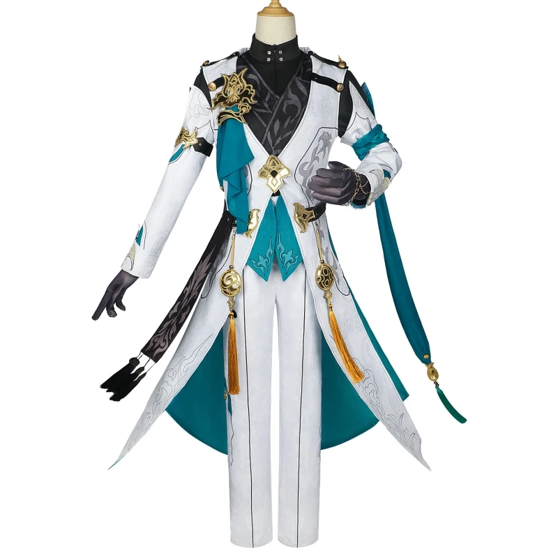 Honkai Star Rail Luocha Cosplay Costume, perruque, chaussures, manteau Luo Cha, olympiques uniformes, vêtements de sauna, gants, tenues d'Halloween et de carnaval