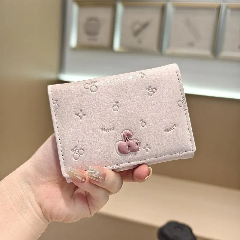 carteira-de-couro-cherry-fruit-sta-para-estudantes-carteira-fena-em-cores-aron-elemento-ular-material-de