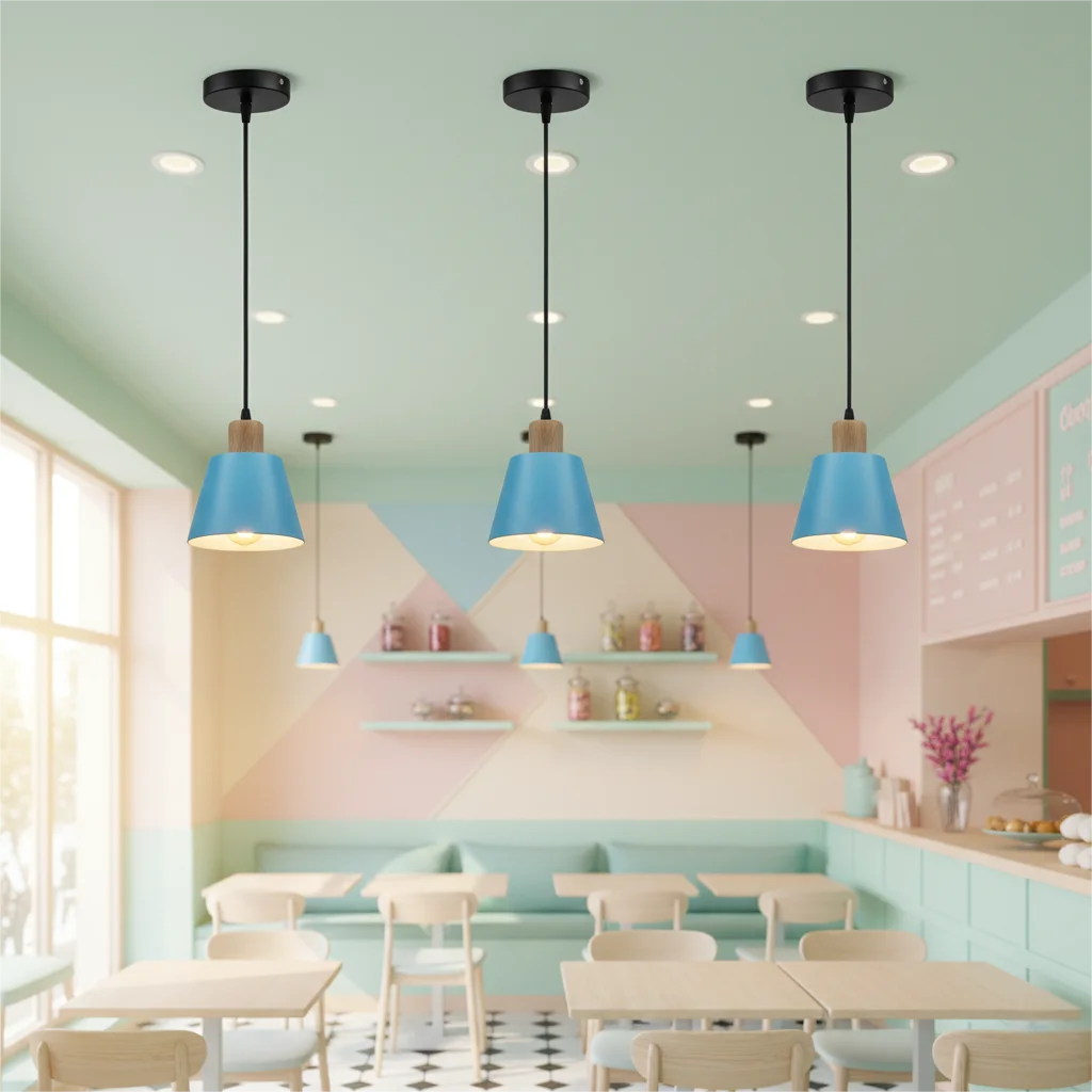 Modern Pendant Lamp Vintage Industrial Lampshade Hanging Light for Dinning Room Kitchen Restaurant Decor Lighting Luminaire