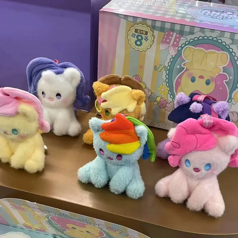 

Официальный My Little Pony Friends слепая коробка сидячая поза фигурка брелок сумка очаровательная кукла декор стола подарок для девочек