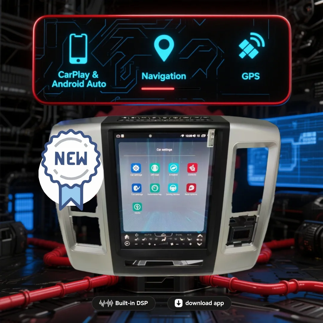 

DD 12.1 inch Car Radio For Dodge RAM 2008-2018 CarPlay GPS Navigation Android Video Player Stereo Multimedia Head Unit HD Screen