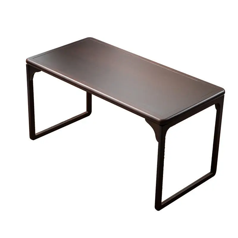 

Tea table and chair combination balcony new Chinese solid wood office kung fu set