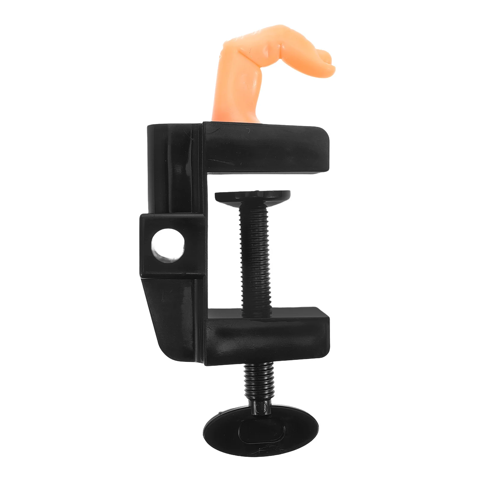 

Manicure Finger Nail Art Practice Adjustable Clamp Designed Training Tool Soft Skin Color Fake Finger Nail Practice Tool