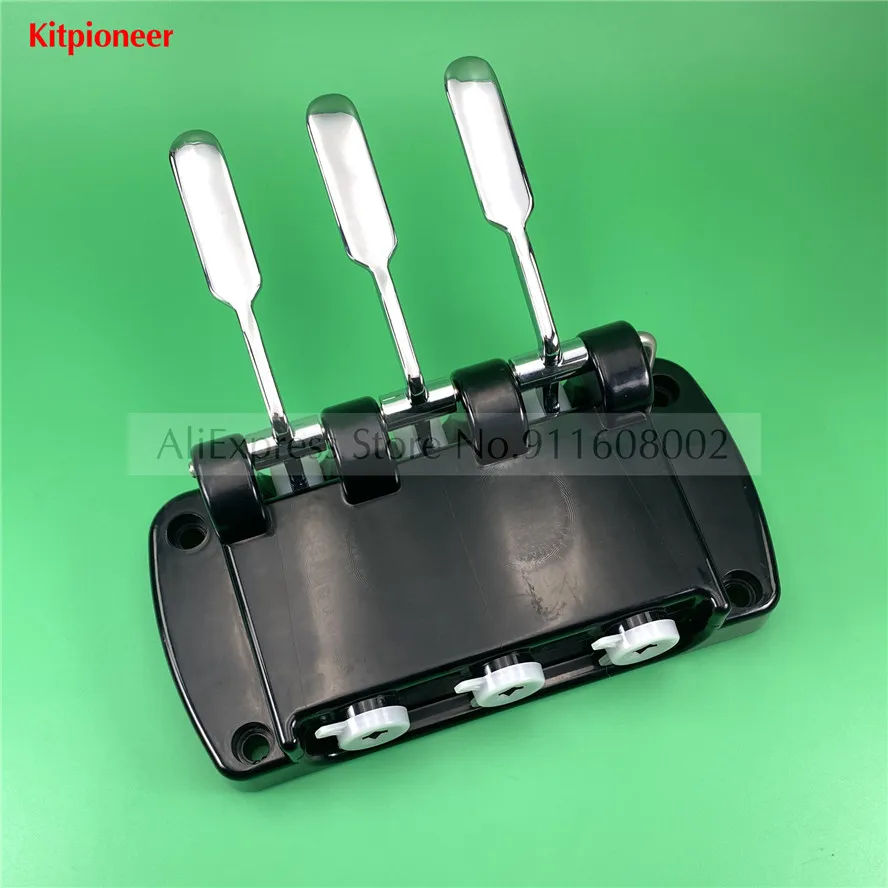 

Full Set Of Black Panel Block New Parts Front Panel Fittings Soft Serve Machines Ice-Cream Makers With 3 Handles Valve Rods