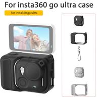 Silicone Protective Case, Action Camera Cover with Lanyard, Anti-Scratch Shockproof Skin for Insta360 GO Ultra 1PCS