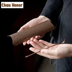 Chinese Red Copper Teaspoon Tea Scoop Spoon Tea Leaves Chooser Holder Tools Kung Fu Tea Set Tea Ceremony Accessories Teaware