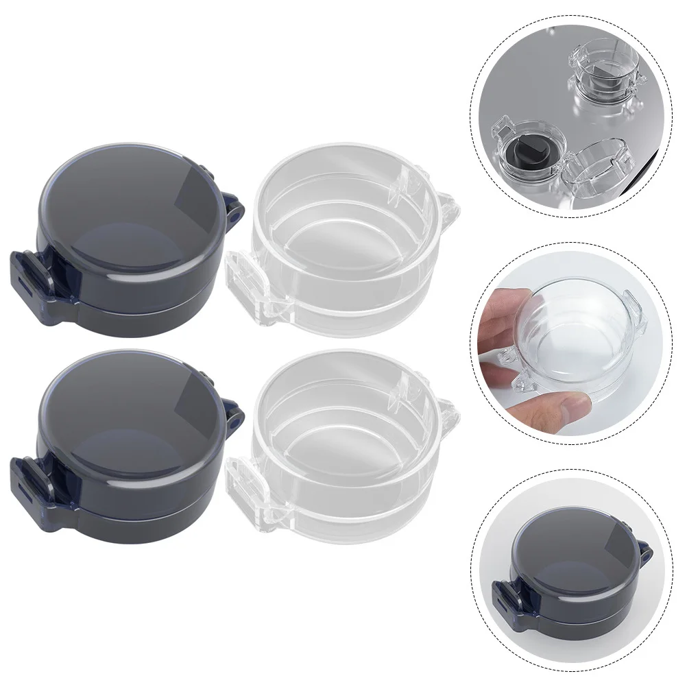 4Pcs Stove Knob Covers Gas Protective Cover ABS Child Safety Knob Protectors Kitchen Stove Safety Guards Gas Protective Cover