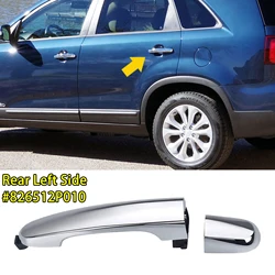 Car Outside Silver Chrome Door Handle Rear Left For Kia Sorento 2011 2012 2013 2014 2015 826512P010 Car Replacement Accessories