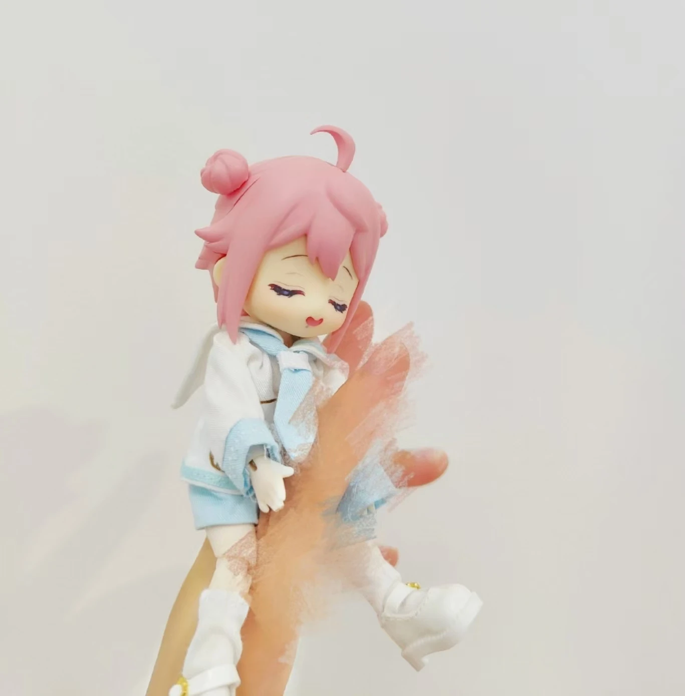 Himemiya Tori OB11 Pink Hair Stars Ob22 Meatball head Faceplate GSC removable Wig Doll Handmade Cosplay DIY Accessories