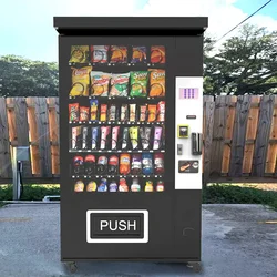 Custom Sticker Refrigerated Snack Vending Machine Outdoor Digital Kiosk Smart Vending Machines for Foods and Drinks Potato Chips