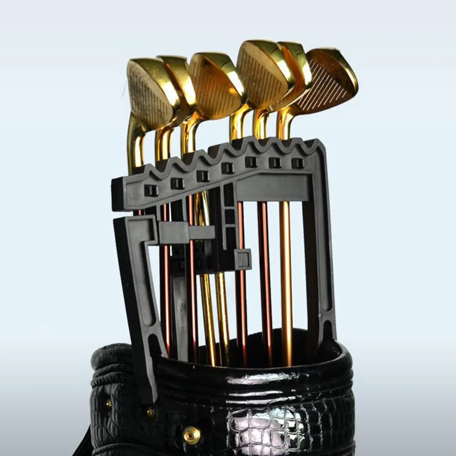 Golf Club Organizers Clamp Holder Standing Rack Universal Protector Golf Accessories Anti- Bag Organizer for Club
