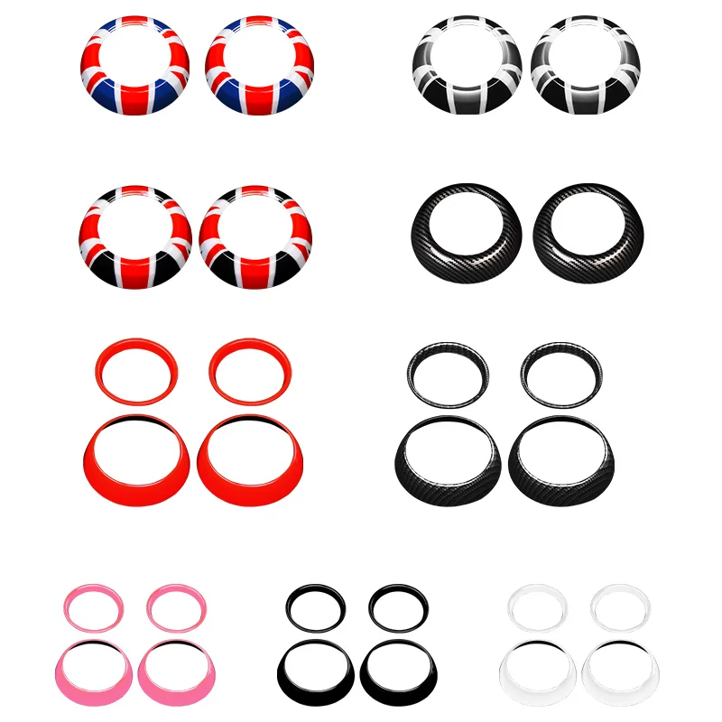 Union Jack Car Air Vent Conditioning Outlet Cover Trim For MINI Cooper F55 F56 F57 Interior Accessories