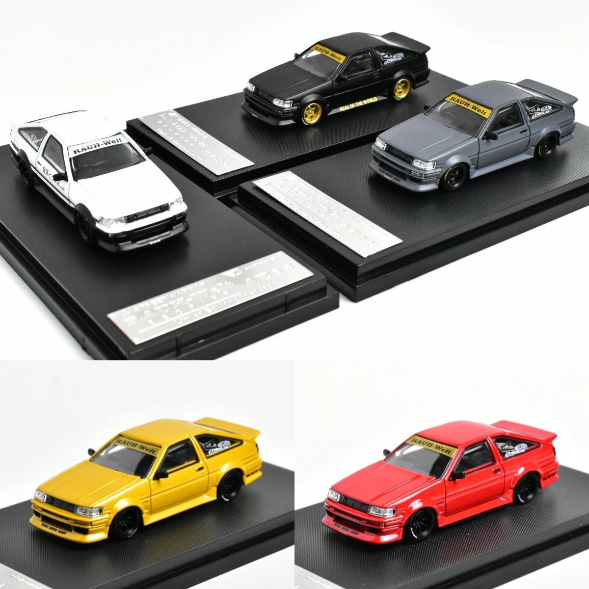 SW 1:64 Wide Body RWB AE86 Car Model
