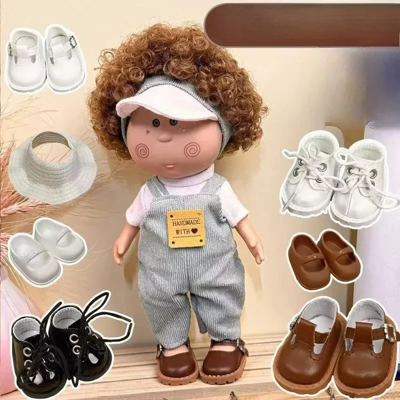 Spain Doll's Shoes Suitable For 24cm Potato Doll Mia Pu Leather Shoes Diy Casual Sports Shoe Toy Outfits(only Shoes)accessories