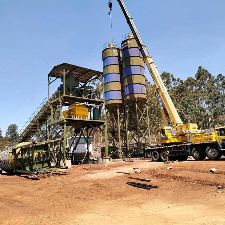YG AJ90 Concrete Batching Plant 90m3/h Concrete Mixing Plant Price In Kenya Philippines