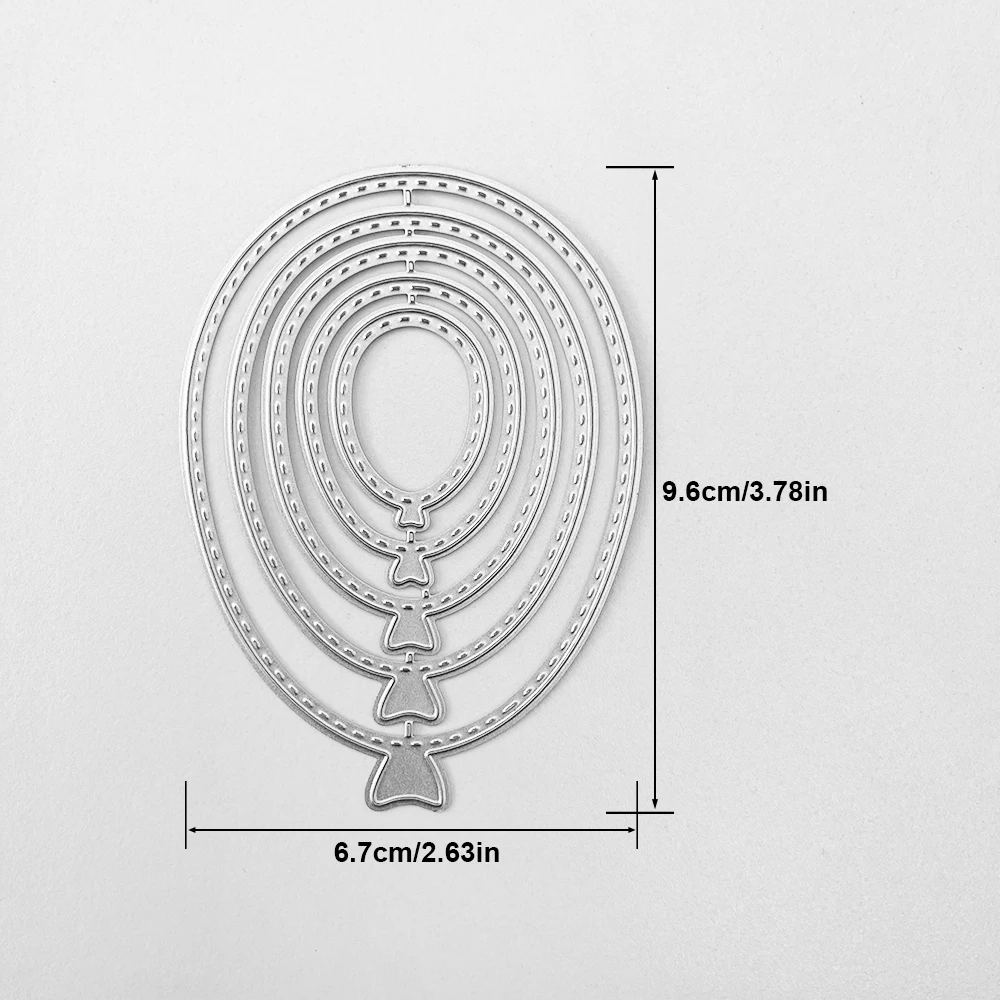 Balloon cover Metal Cutting Dies Stencils for DIY Scrapbooking Decorative Embossing DIY Paper Cards