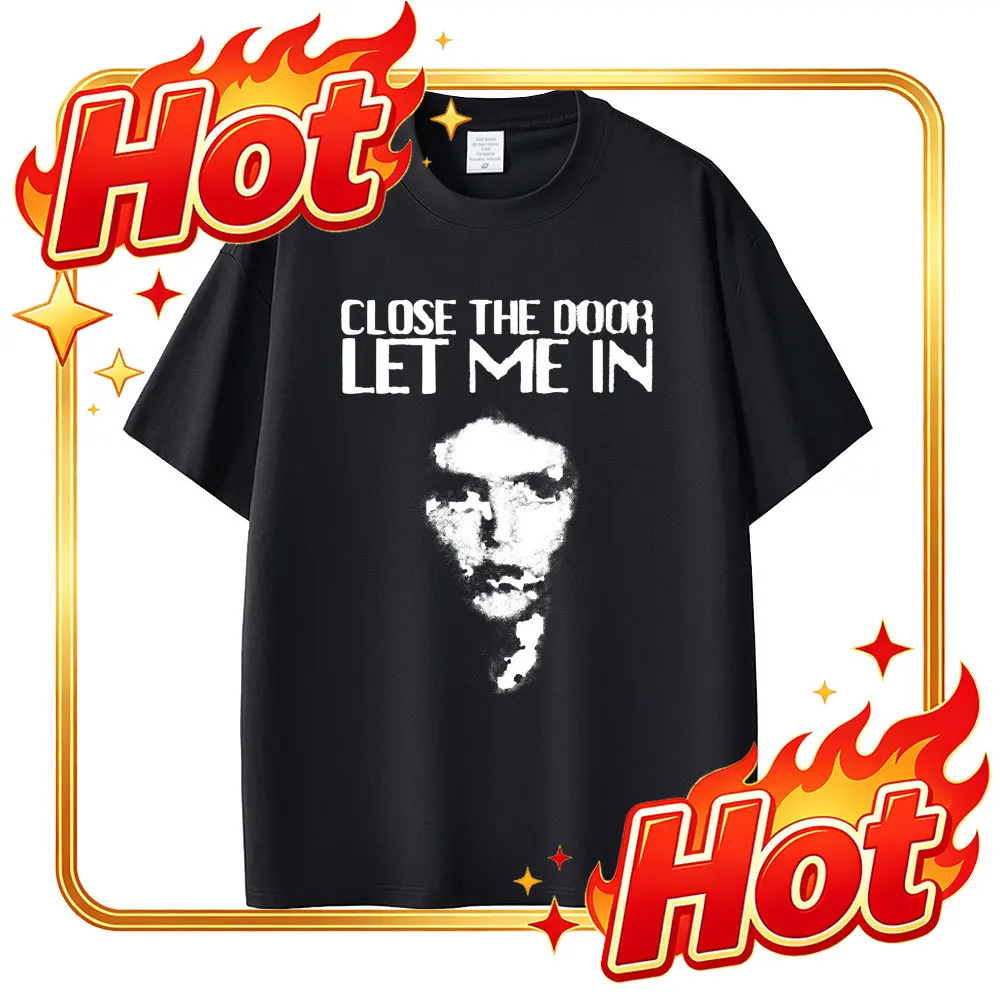 Custom Ethel Cain Face Graphic T-shirts Perverts Vacillator Close The Door Let Me In T-shirt Men Women Vintage Gothic Oversized
