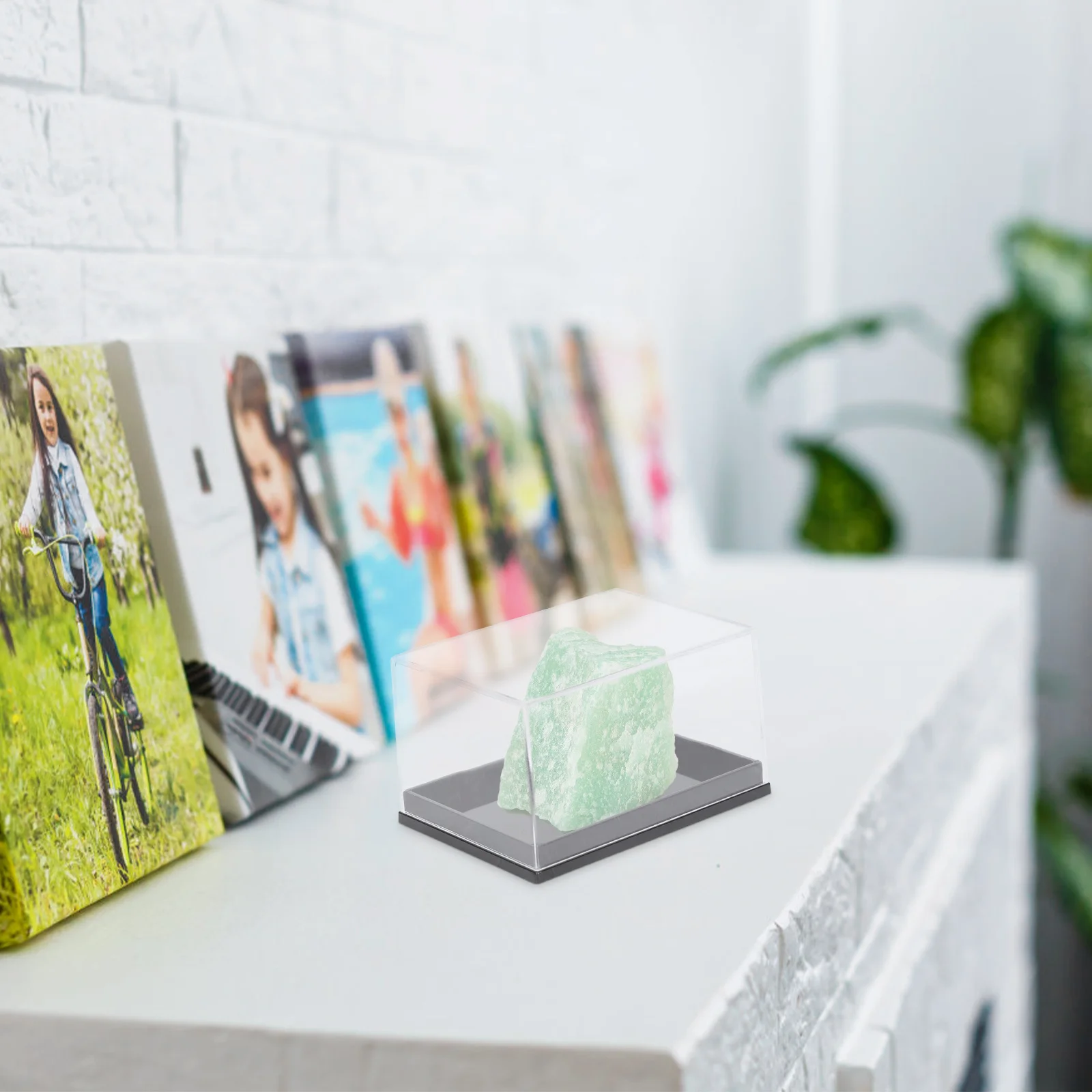 

6Pcs Plastic Specimen Container Square Transparent Display Box for Sample Storage Scratch Resistant Sealed Protection