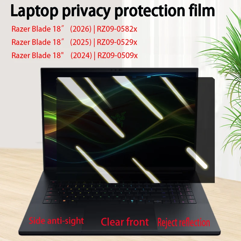 For Razer Blade 18 2026 2025 HD Screen Protector RZ09-0582/RZ09-0529 Laptop Anti-Reflective Film RZ09-0509 Privacy Protective
