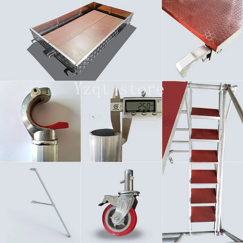 Aluminum alloy scaffolding factory direct sales mobile fast loading construction site decoration lifting project thickening