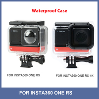 60m Diving Case For Insta360 ONE RS Waterproof Housing For Insta 360 4K  Lens Waterproof Box Protective Shell Cover Accessory
