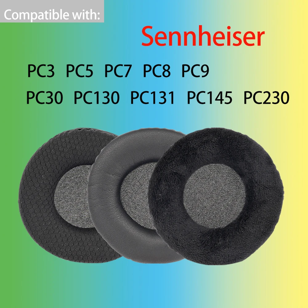 Almohadillas para Sennheiser PC3 PC5 PC7 PC8 PC9 PC30 auriculares PC130 PC131 PC145 PC230 almohadillas para los oídos almohadillas para auriculares reemplazo de la cubierta