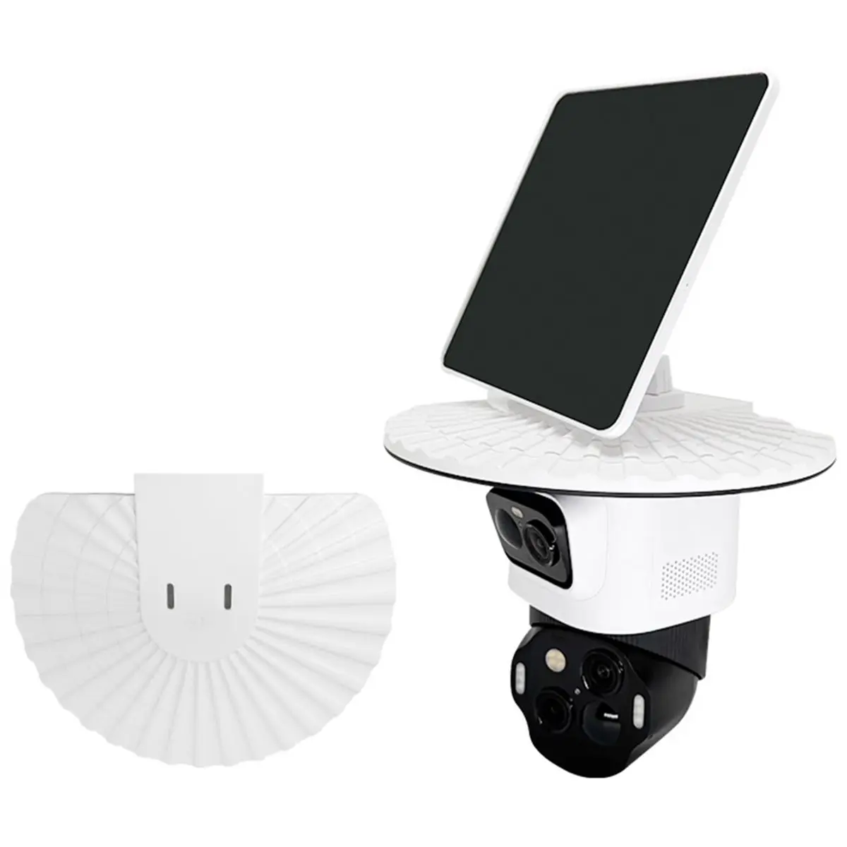 AU47-Sun and Rain Visor for Eufy Security Cam S4, Protective Shade Cover Shields Camera From Rain, Snow, UV Glare