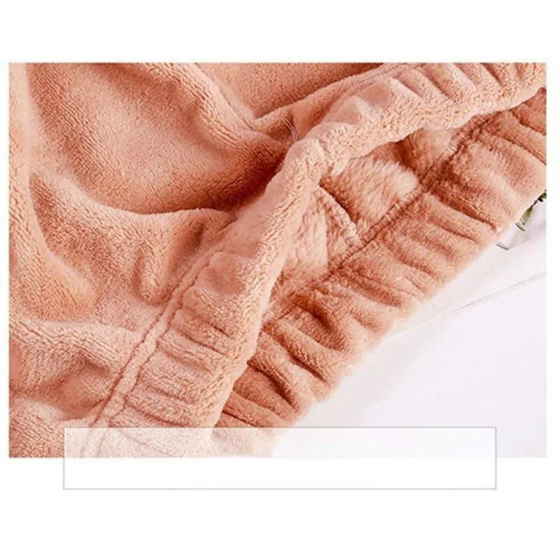 2023 New Women Pajama Set Two Pieces Homewear Autumn Winter Thickened Coral Fleece Sleepwear Warm Loose Plus-size Outerwear