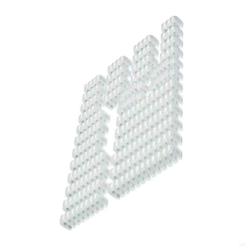 G8DF ชุดหวีจัดระเบียบสายไฟแบบสมบูรณ์สำหรับการปรับแต่ง PC Builds คละ 34 ชิ้น