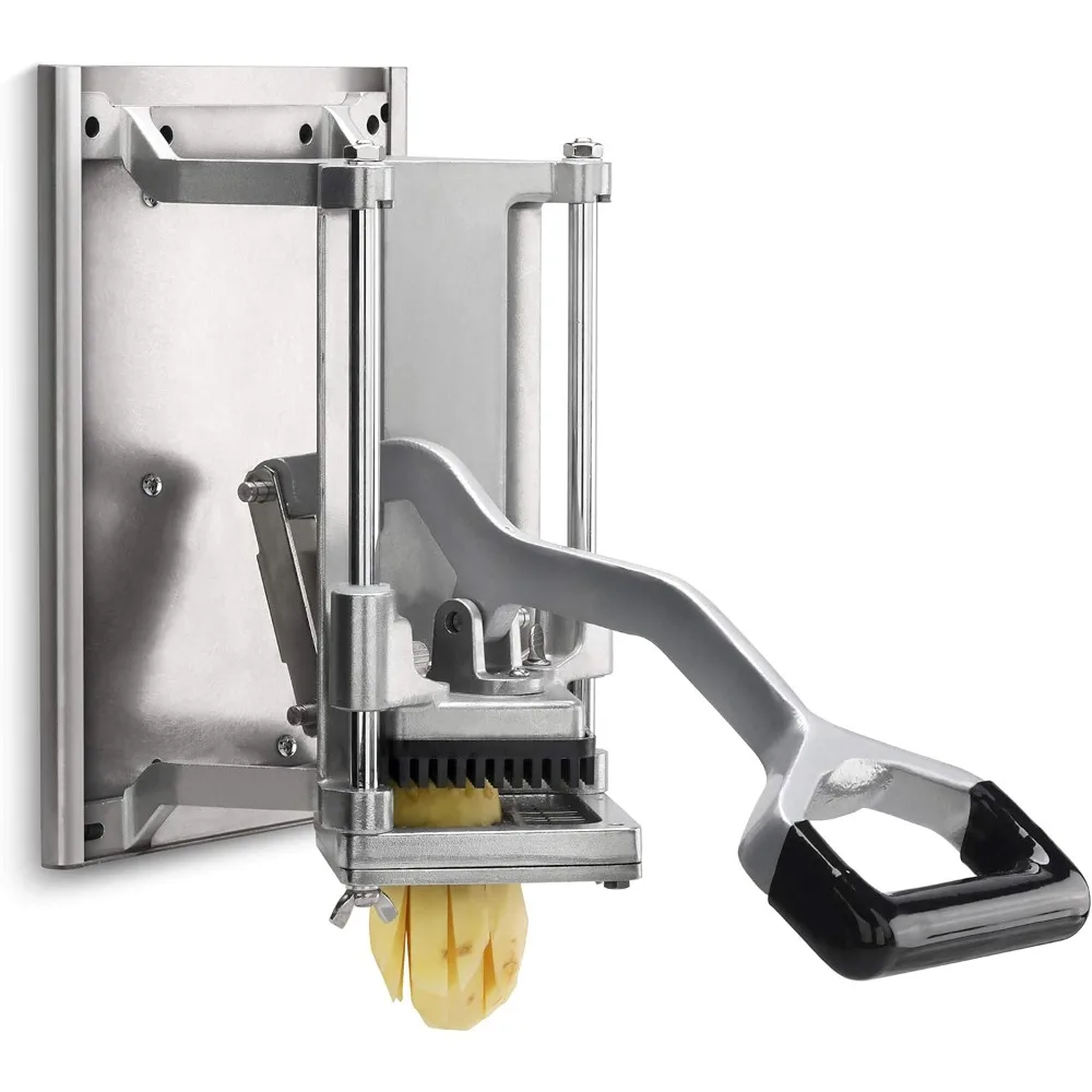 

1028935 Сверхмощная фреза для жарки 1/2 с настенным кронштейном, фиксированным столешницей или настенным креплением, серебристая