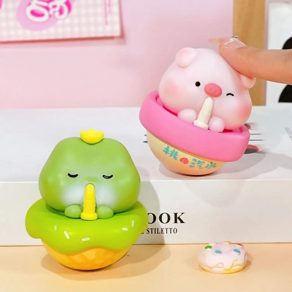 เรซิ่น Capybara Tumbler เครื่องประดับ Panda รุ่นกบ Figurine ตกแต่งคอลเลกชันมินิเครื่องดื่มเครื่องดื่มตุ๊กตาเครื่องประดับตกแต่ง