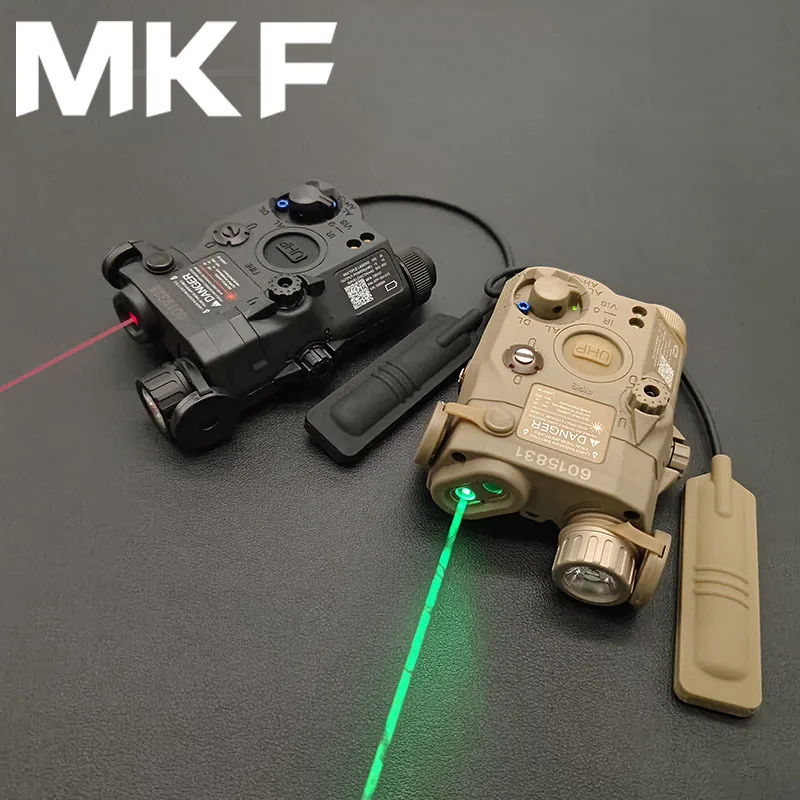 Airsoft PEQ-15 PEQ15 taktyczny czerwony laserowy zielony laser i światło stroboskop LED broni myśliwskiej harcerz z lampką dopasowaną do szyny 20mm