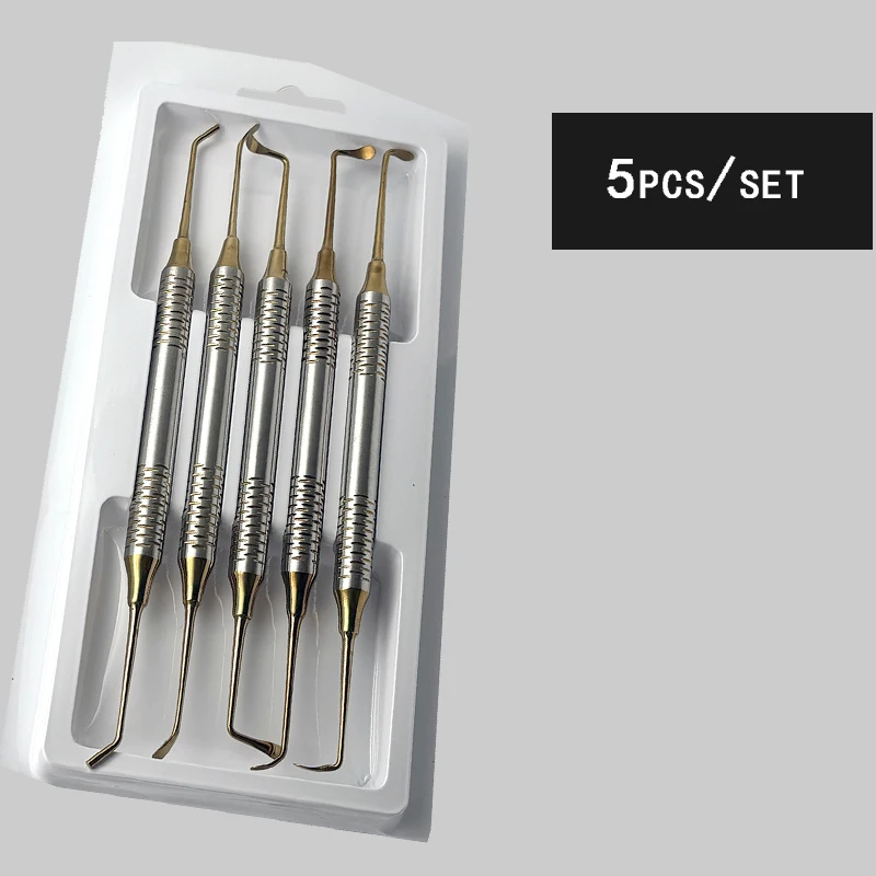 

Dental Implant Sinus Lift Lifting Elevator Instrument Stainless Steel Tool Double Ends Set Dentist Oral Repair Fill Material