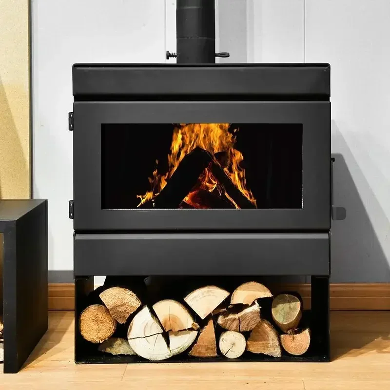 

Custom morden style wood burning fireplace wood stove