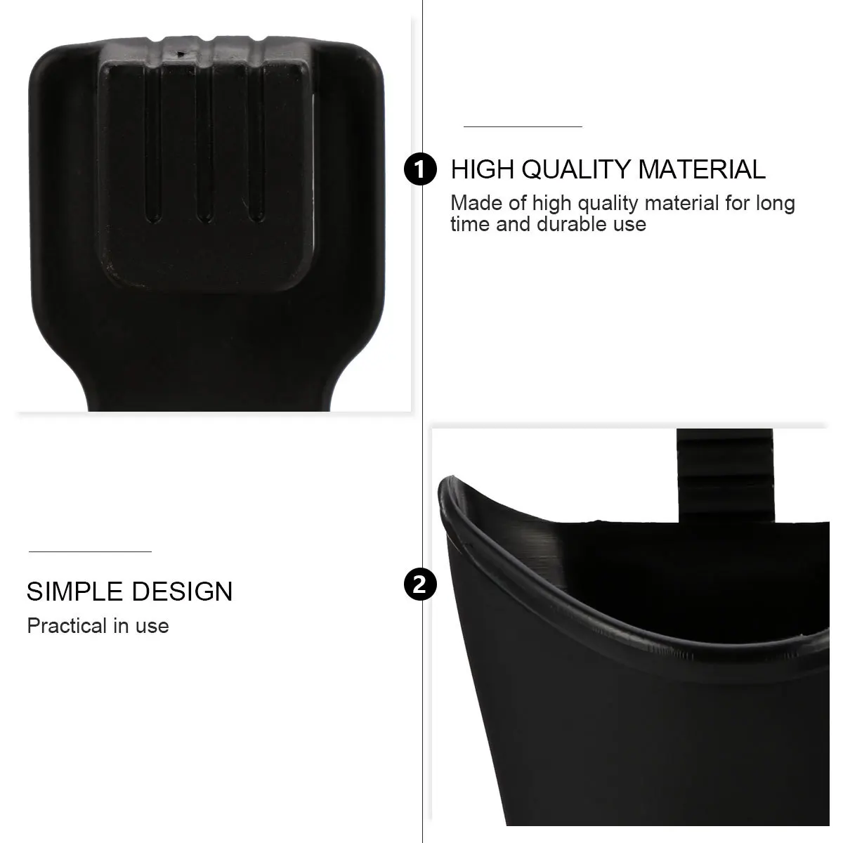

2pcs Car Seat Back Umbrella Storage Bucket Abs Saving Multifunctional Garbage Bin For Umbrellas Large