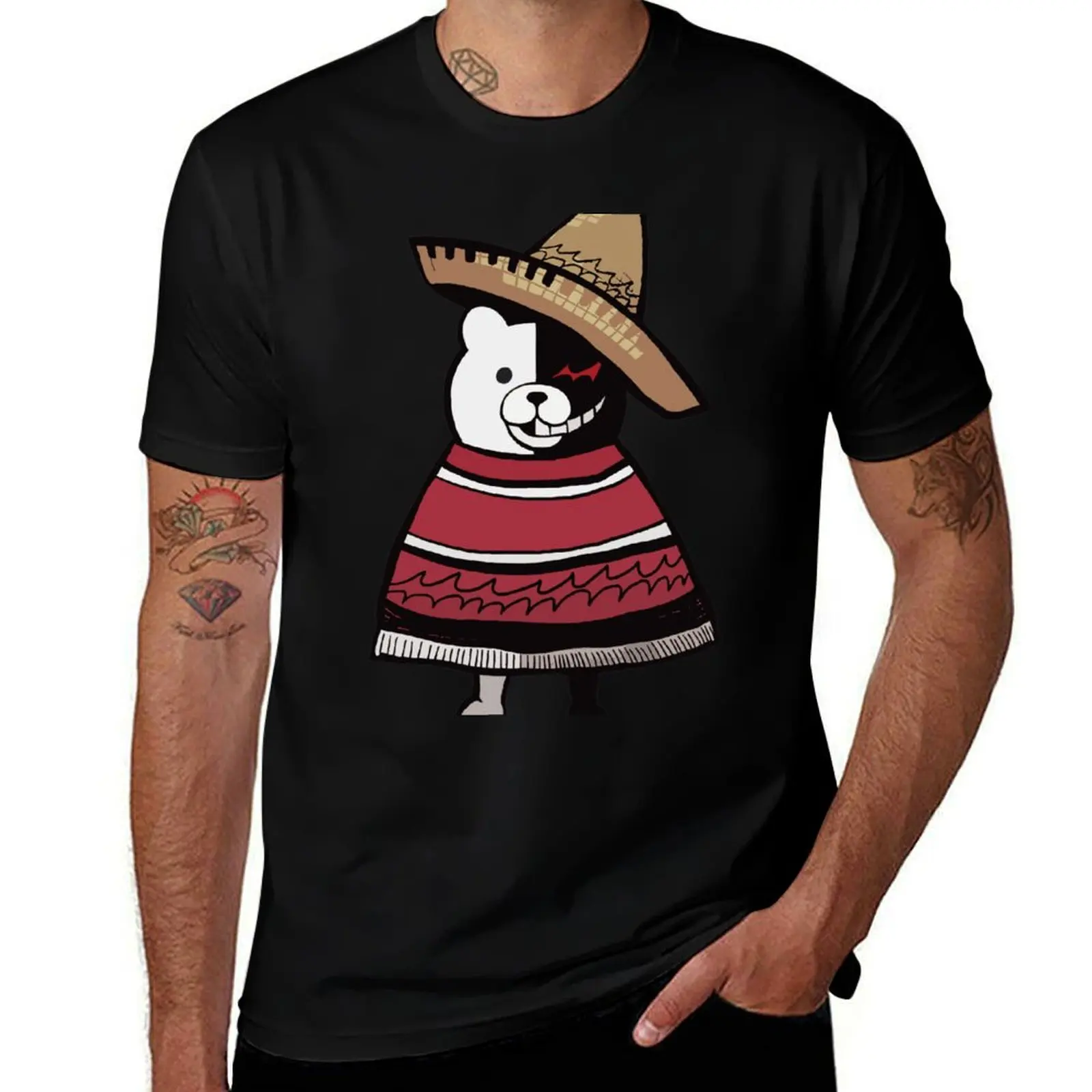 

El Seor Monokuma T-Shirt Minimalist Casual Short Sleeve Top
