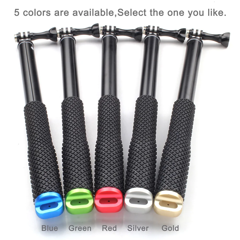 37 ''ل GoPro للتمديد يده بوف القطب تلسكوبي ترايبود Monopod + Wifi عن بعد حامل كليب ل الذهاب برو بطل 7 6 5 4 3 +