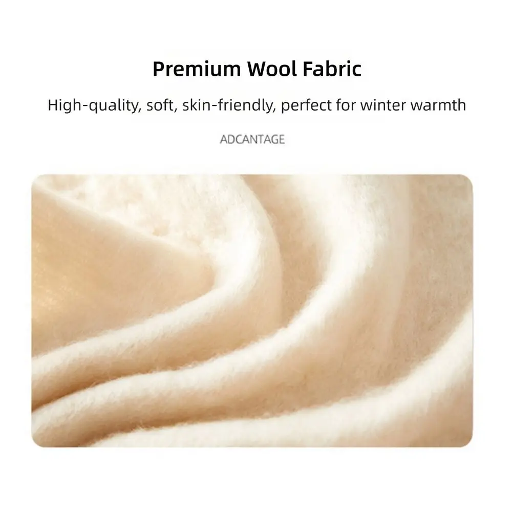 

Модный утолщенный женский шарф из искусственного кашемира, шаль с кисточками в корейском стиле, длинная кисточка, холодостойкая теплая шея, зима