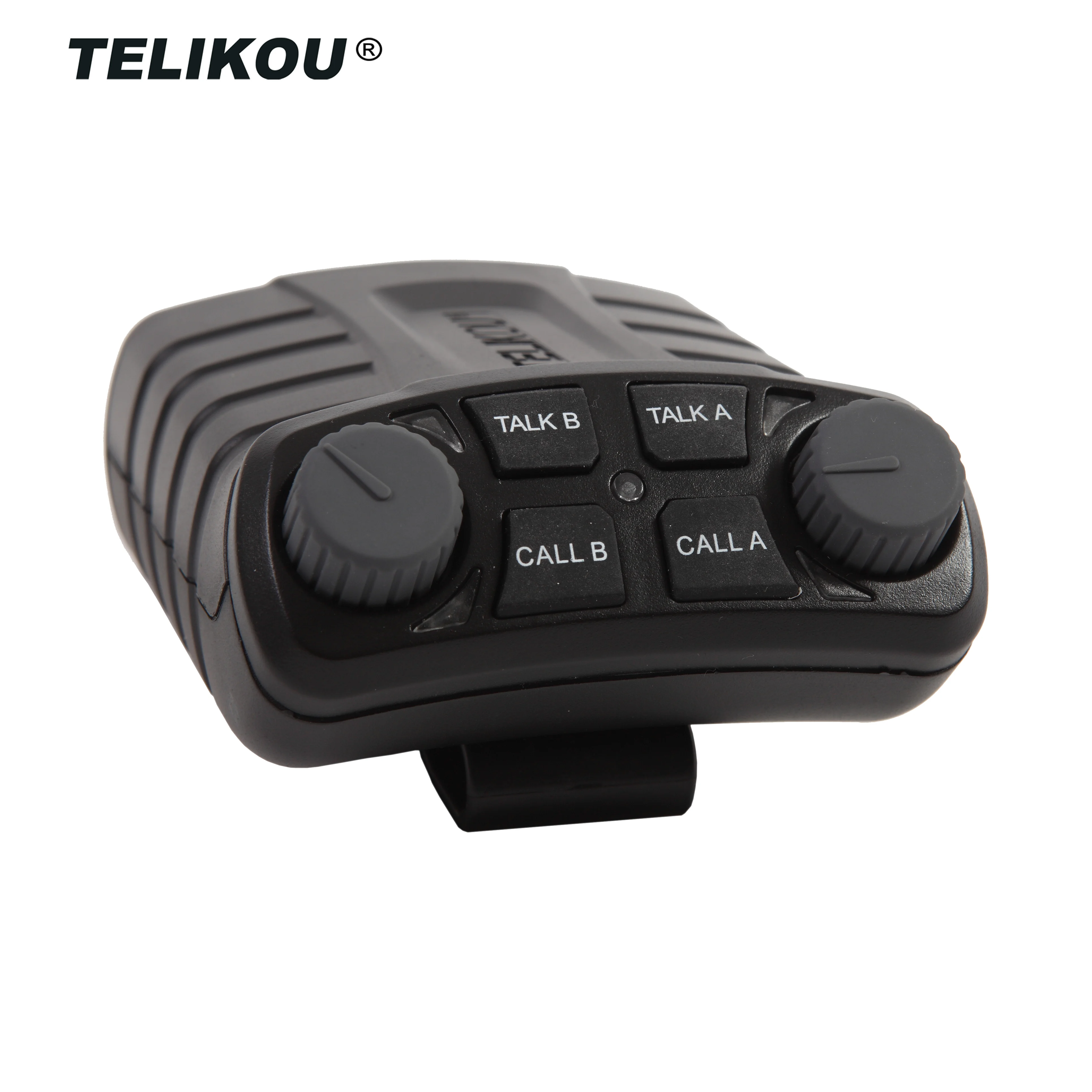 TELIKOU BK-102| Intercom System Dual Channel Wired Belt Pack  Full-Duplex Walkie Talkie for Film TV Stage Clearcom